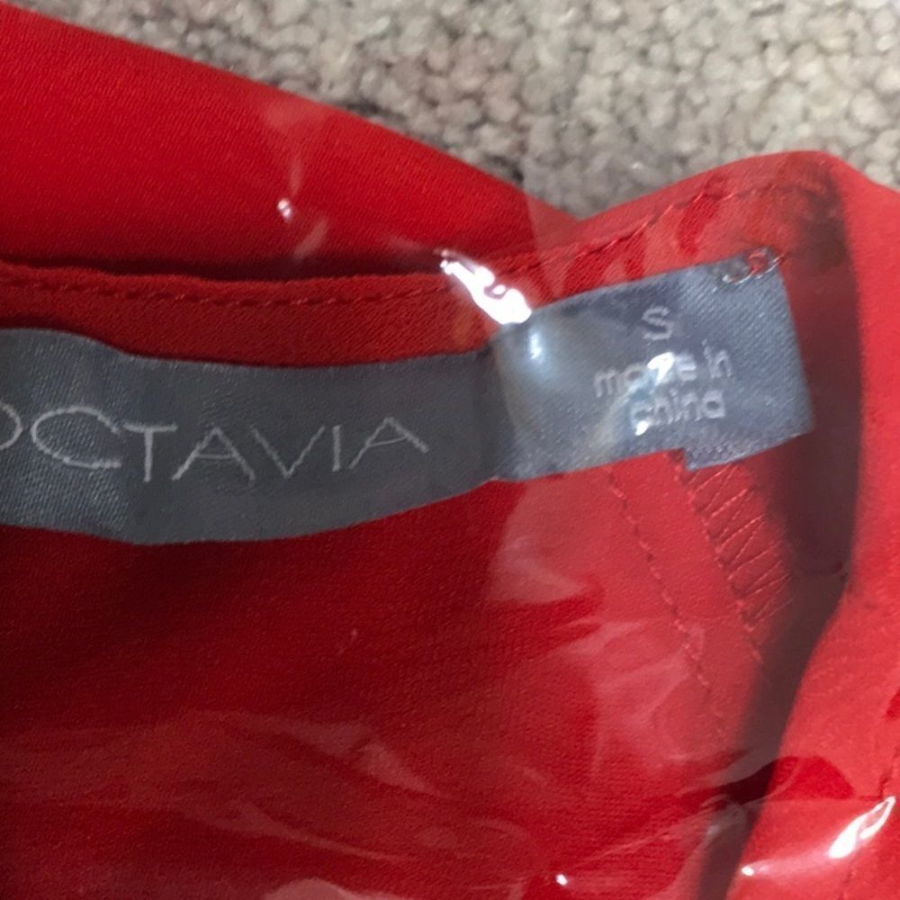Red stretch blouse. New - Picture 10 of 10